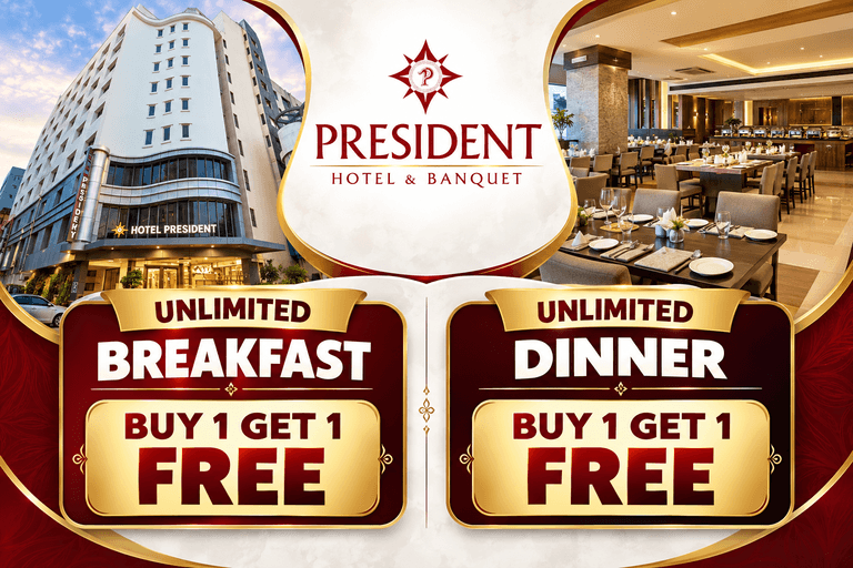 UNLIMITED BUFFET DINNER : Buy One & get One Free. (1099/- + GST).