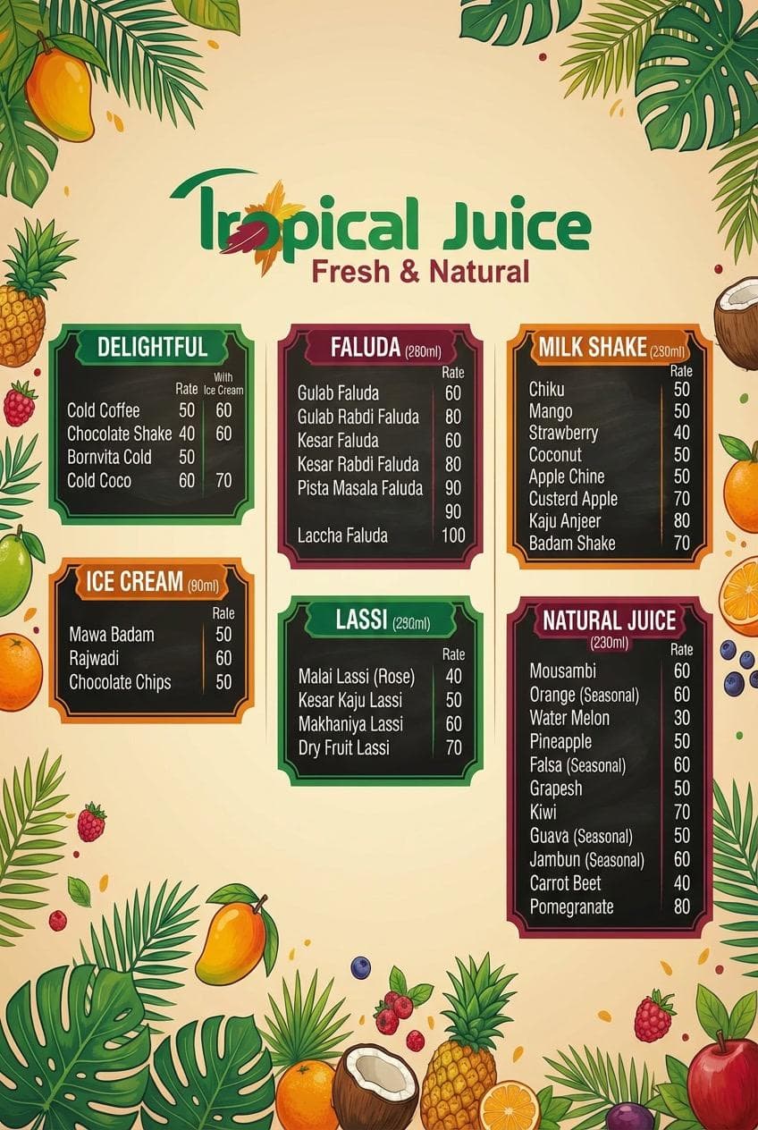 Tropical Juice Fresh & Natural - Anand Nagar photo 2
