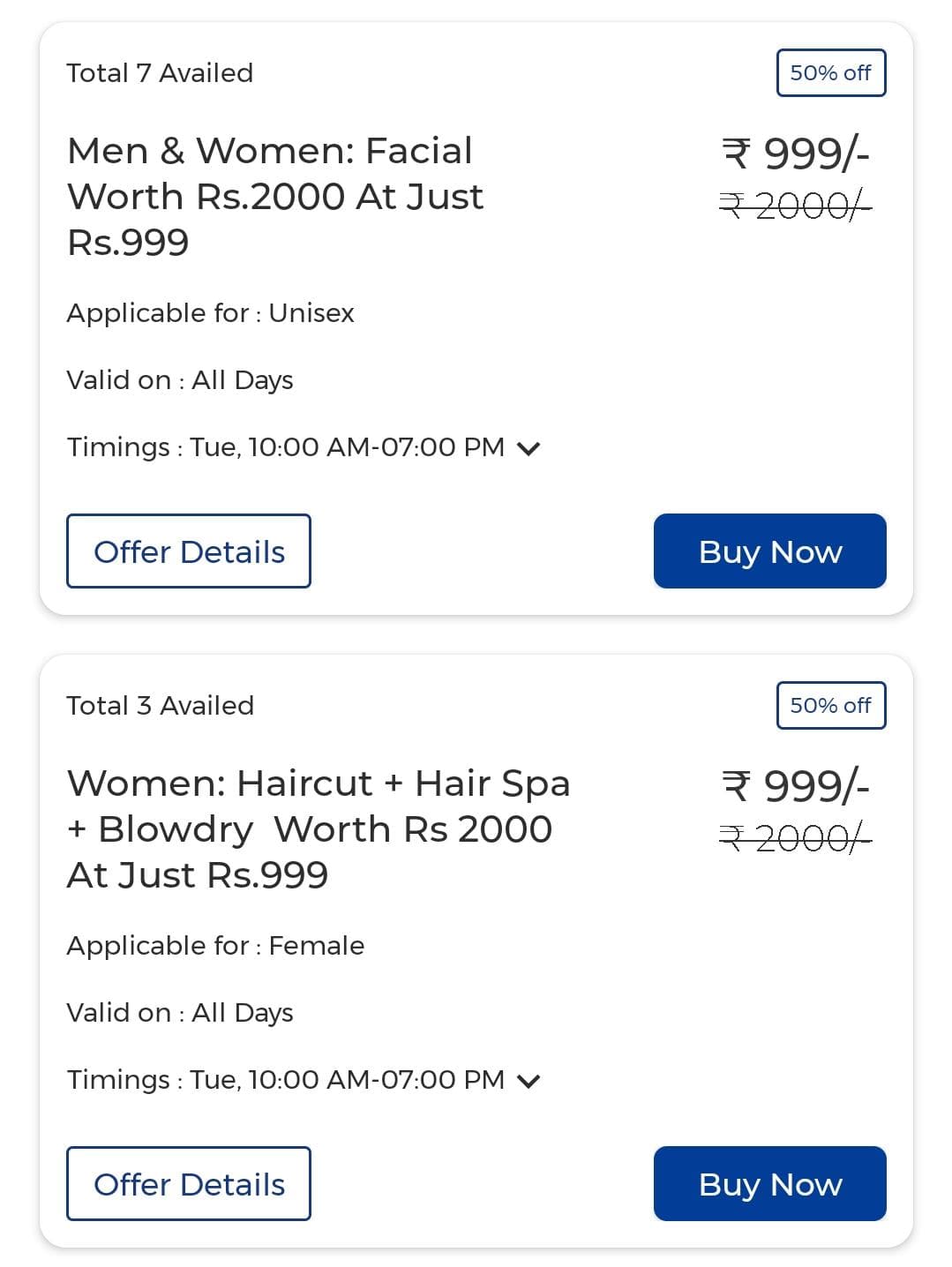 WOMEN : Haircut + Hair Spa + Blowdry @ Just Rs.999/-