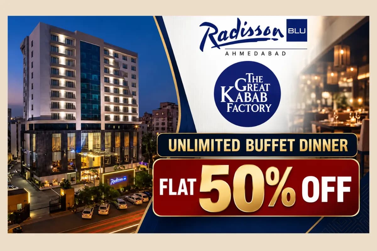 UNLIMITED BUFFET DINNER : Flat 50% off on your Buffet Dinner (10 Coupons) Advance Booking Compulsary - Maximum 10 Pack available for One Day - First Booking First Serve