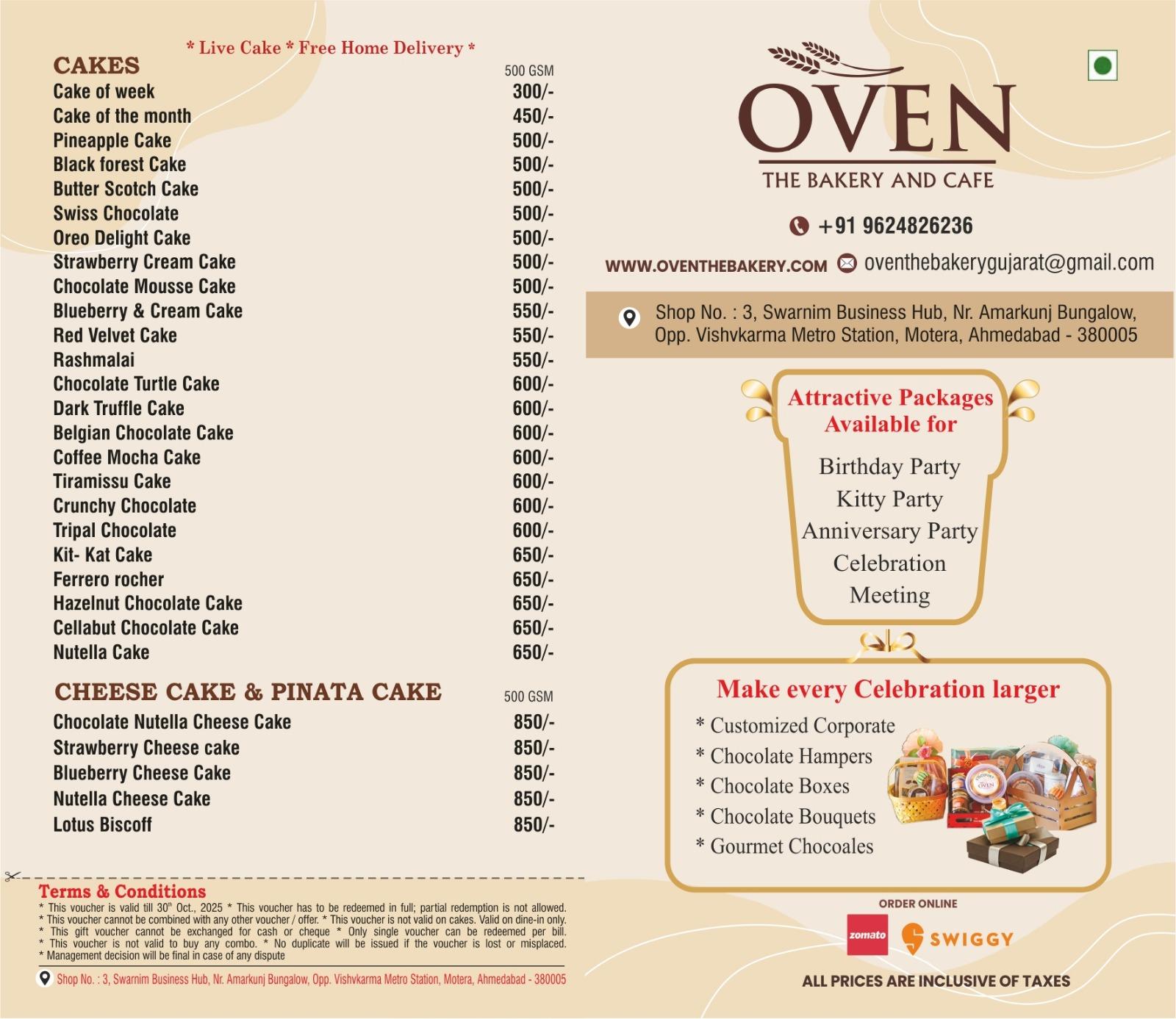 Oven The Bakery & Cafe - Motera
