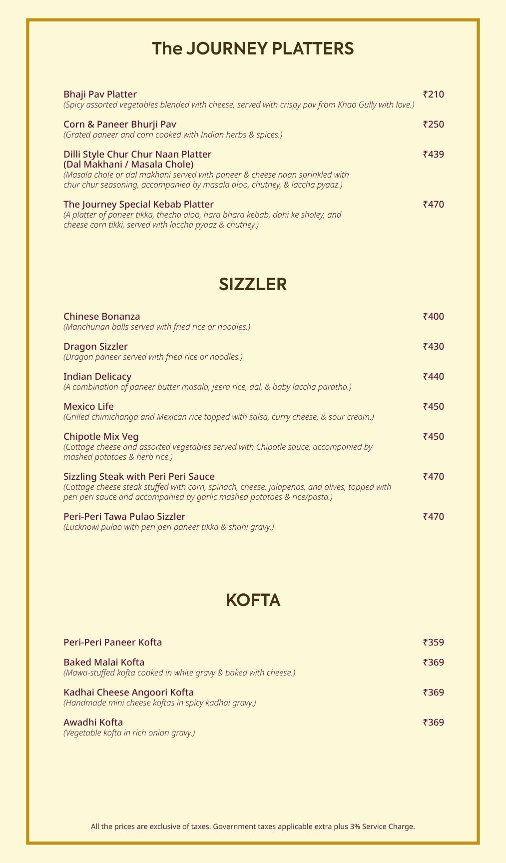 The Journey Restaurant - Bhat