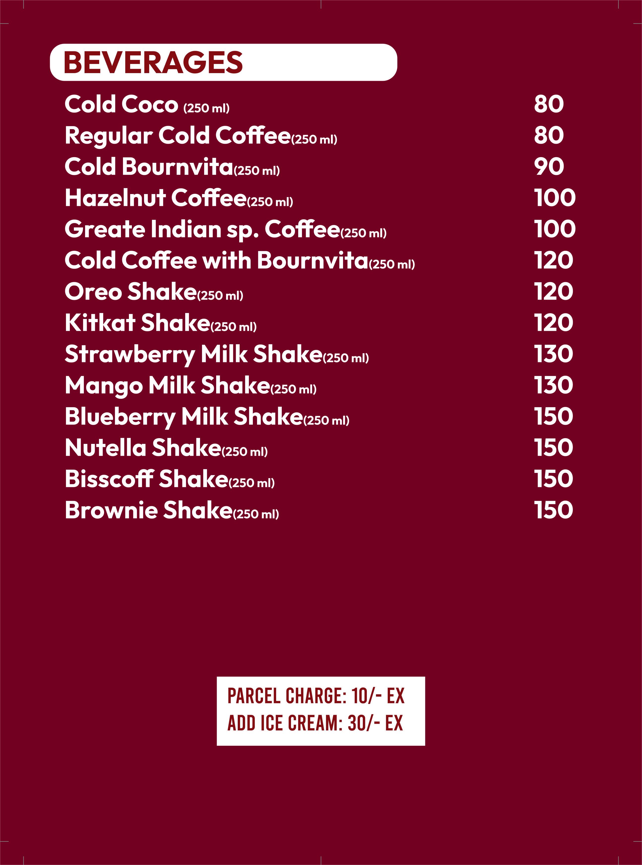 Great Indian Waffle - Sindhu Bhavan Road