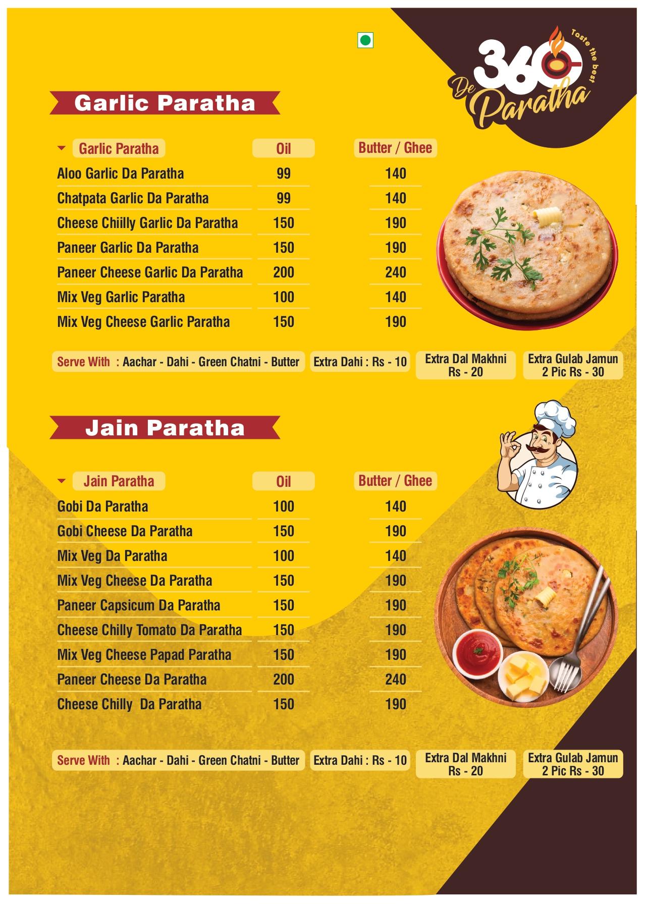 360 De Paratha - Prahladnagar